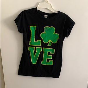 Black T-shirt for St.Patricks day